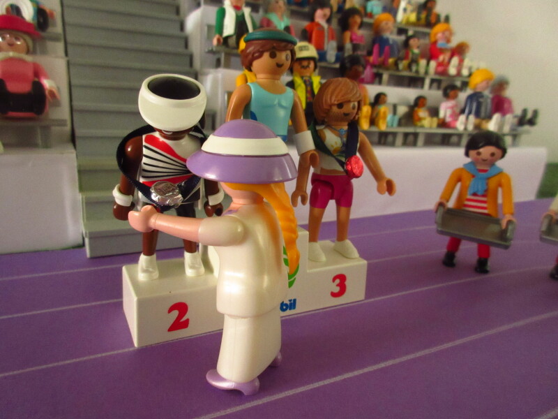 It's time for the Olympic Games for the Playmobil people in our house...