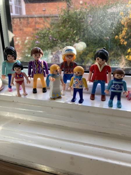 It's general election day for the Playmobil people in our house.