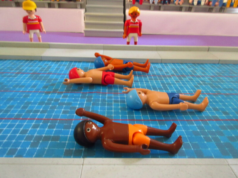 It's time for the Olympic Games for the Playmobil people in our house...