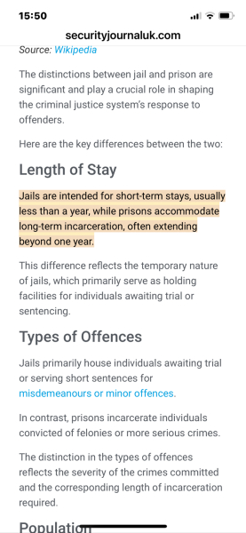 How many people do you know that have been to prison?