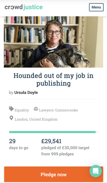 Crowdfunder for Ursula Doyle