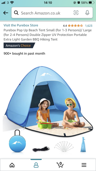 Recommend me a beach tent?