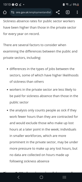 To think the public sector will get worse under Labour