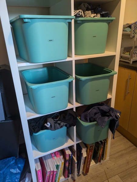 5 washing baskets - is this madness?