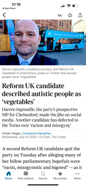 Voting in an hour - tell me why I shouldn’t vote reform
