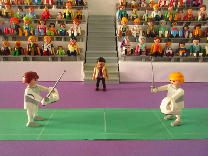 It's time for the Olympic Games for the Playmobil people in our house...