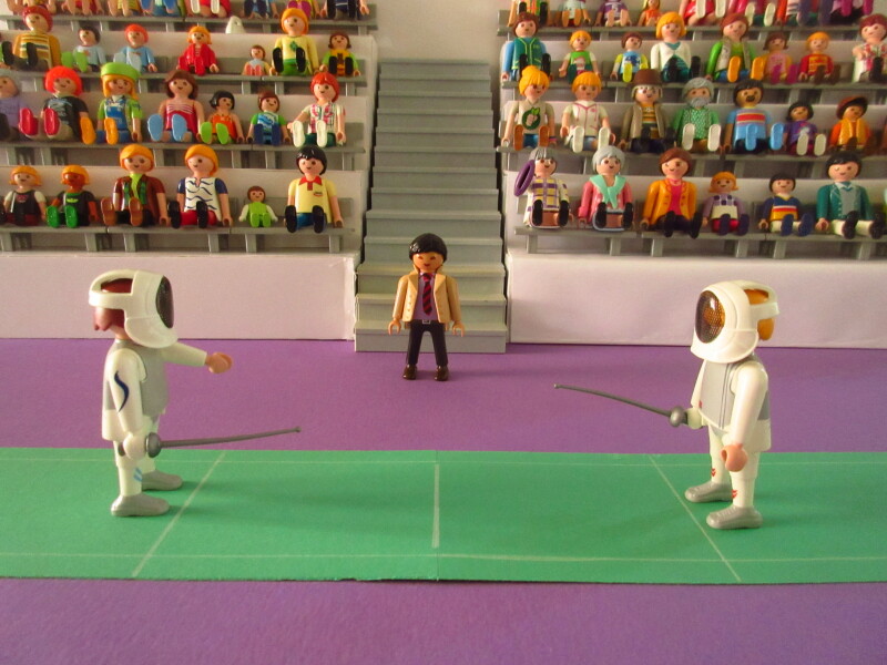 It's time for the Olympic Games for the Playmobil people in our house...