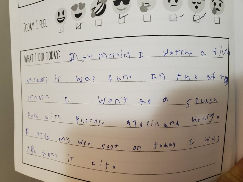Writing and primary - what age?