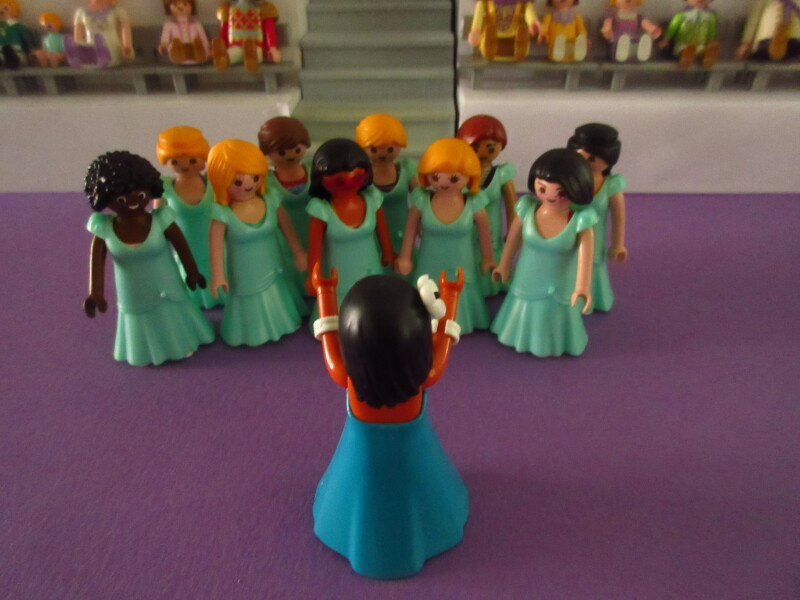 It's time for the Olympic Games for the Playmobil people in our house...