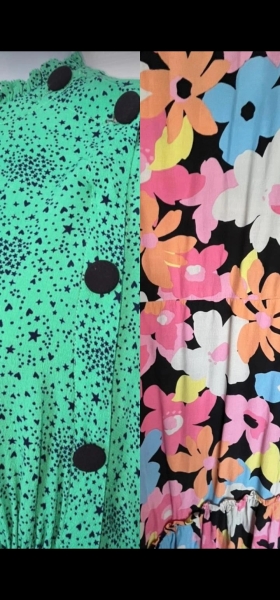 What colour shoes/bag etc would go with these two dresses