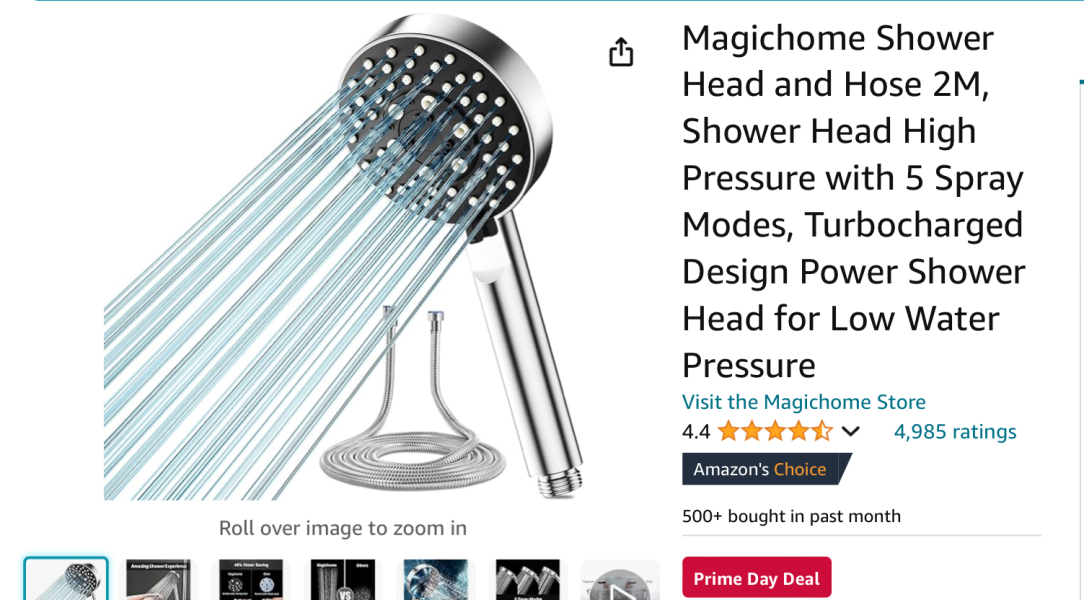 New shower head cold water only?