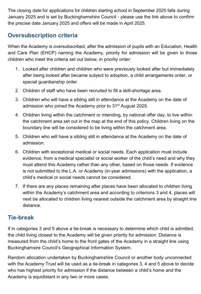 Primary School Appeal