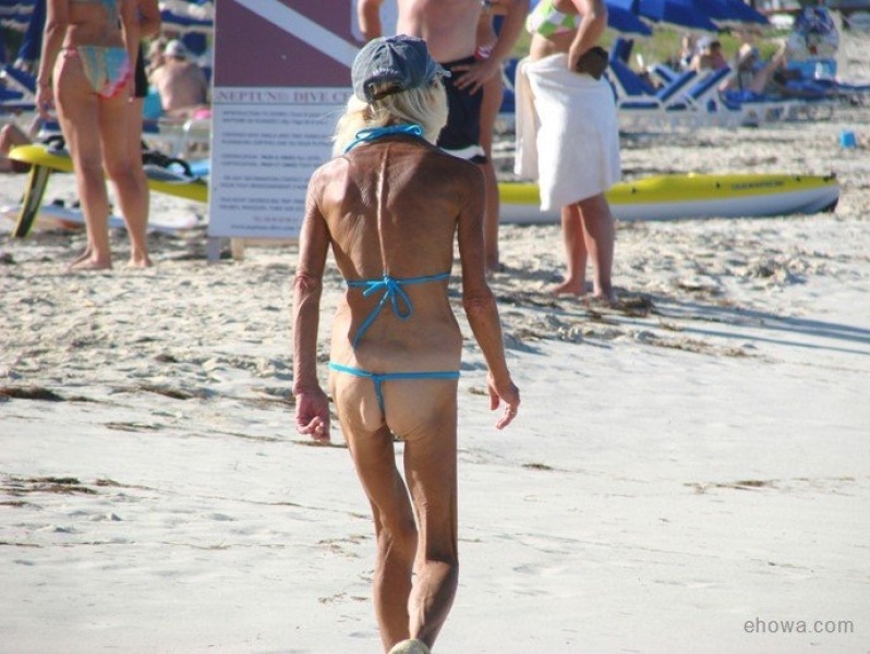 Wearing a skimpy bikini around teenage son