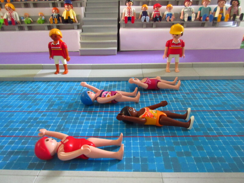 It's time for the Olympic Games for the Playmobil people in our house...