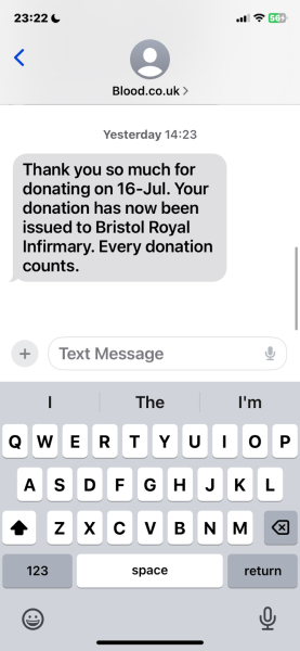 blood stocks low - will anyone donate in my place?