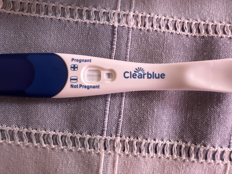 Faint positive Clear Blue