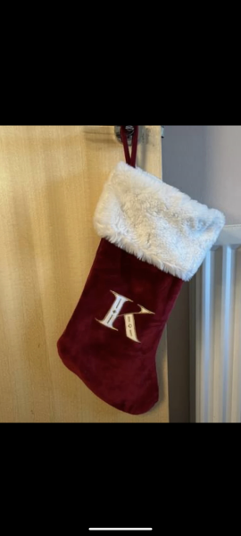 still after that dreaded b&M initial red and white stocking...I need an O please!