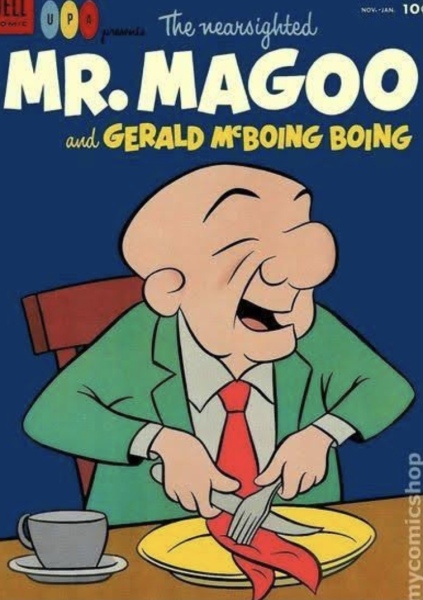 To want my glasses back?