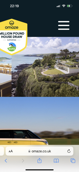 New Omaze Cornwall House