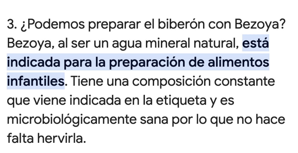 Bottled Water to use in Gran Canaria