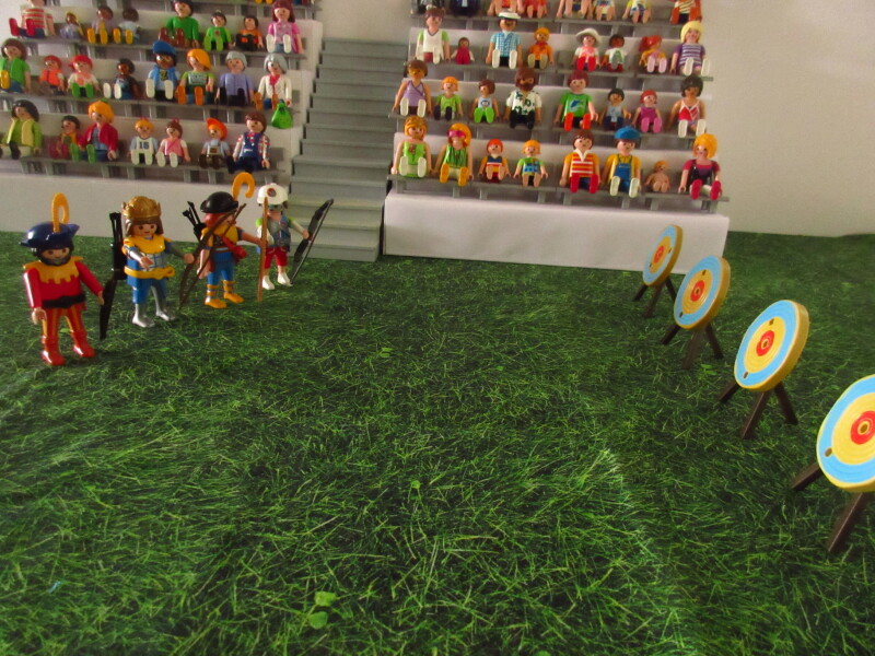 It's time for the Olympic Games for the Playmobil people in our house...