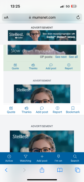 Does anyone else have this advert with the creepy AI girl advertising lenses?