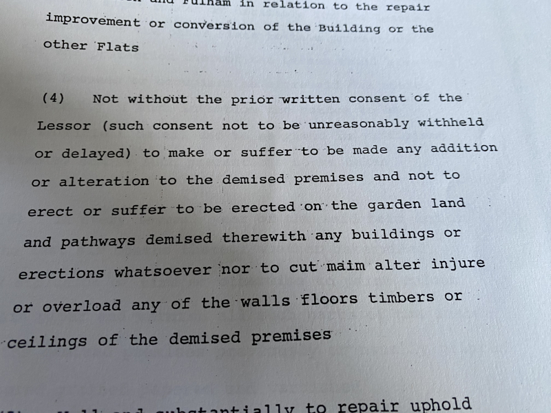 AIBU to think that my upstairs neighbour cannot decide to build an extension on my flatroof without my explicit permission?
