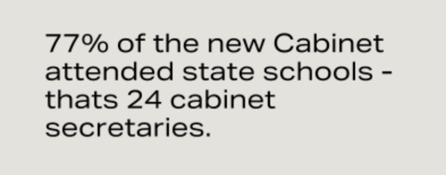 To be so happy at so many women in the cabinet