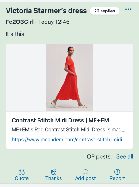 Victoria Starmer’s dress