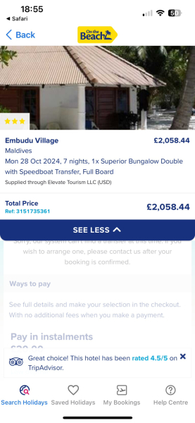 Where would you go for £2,000 for one week?