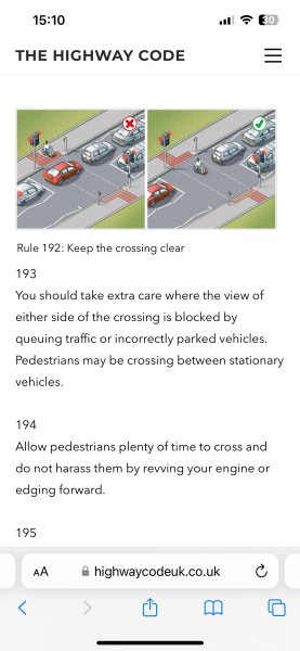 Almost got knocked over at a zebra crossing