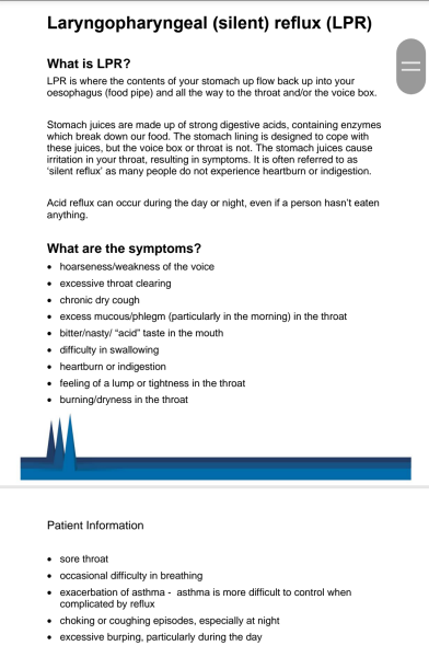 Silent reflux in pregnancy