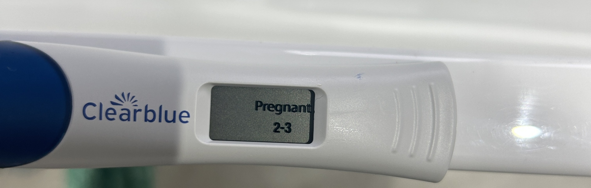 Clear blue weeks indicator advice please x