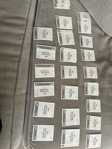 M&S football sticker swaps