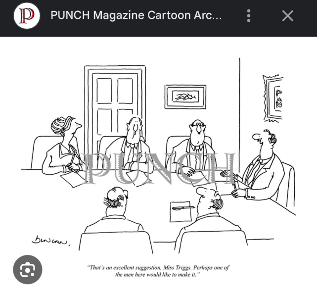 To be enraged that men are more respected than women even now