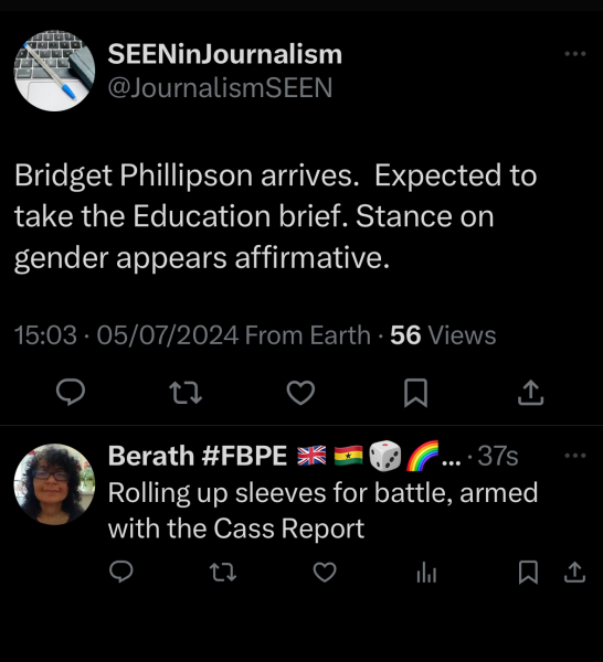 Bridget Phillipson as Education Secretary