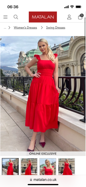 Help me find my perfect red summer dress