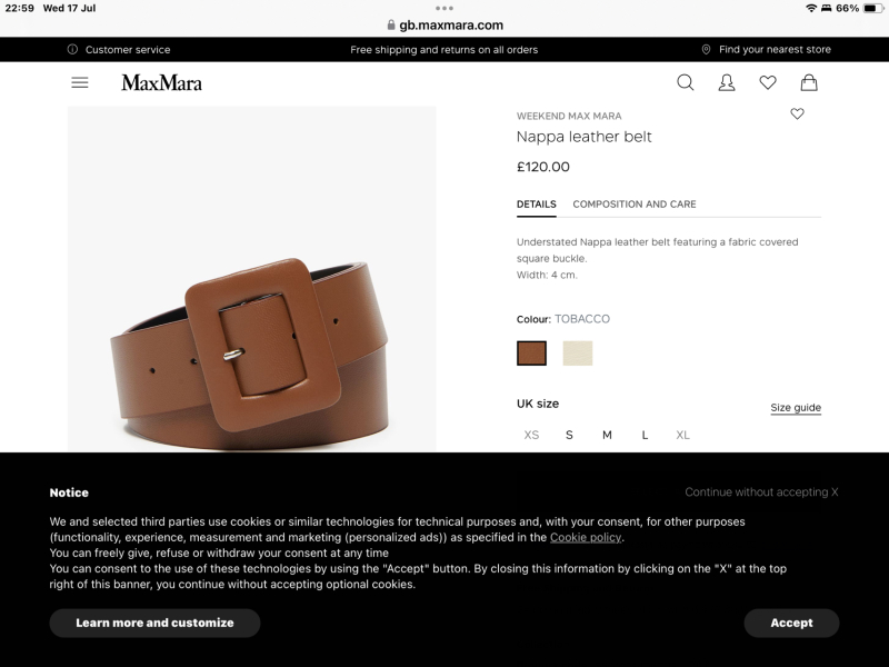 Help me find a belt!