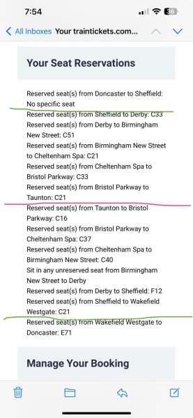 Just bought split train tickets for two 4 hour journeys next week