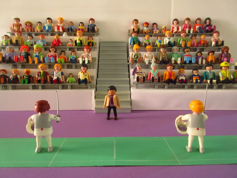 It's time for the Olympic Games for the Playmobil people in our house...