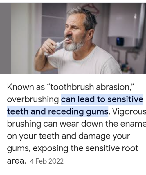 To be in tears after dentist visit?