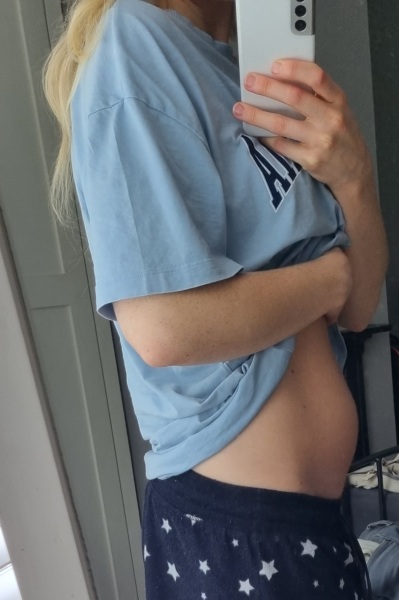 Is my bump normal at 8 weeks?