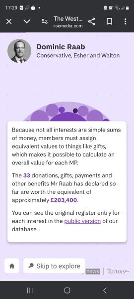 Keir Starmer accepted £76,000 of freebies