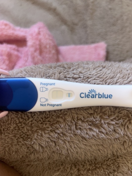 Positive or evaporation pregnancy test?