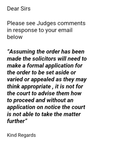 Financial Consent Order Processing Time