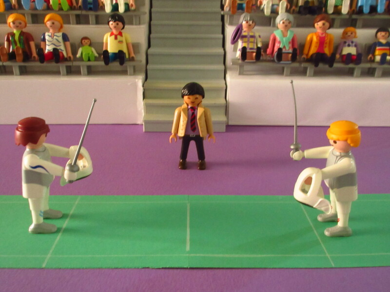 It's time for the Olympic Games for the Playmobil people in our house...