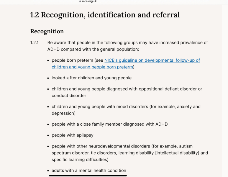 If you have autism / adhd etc were  you premature