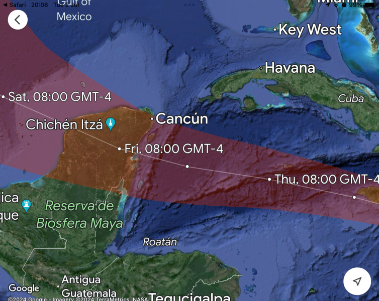 Urgent help Cancun Mexico with TUI Beryl Hurricane