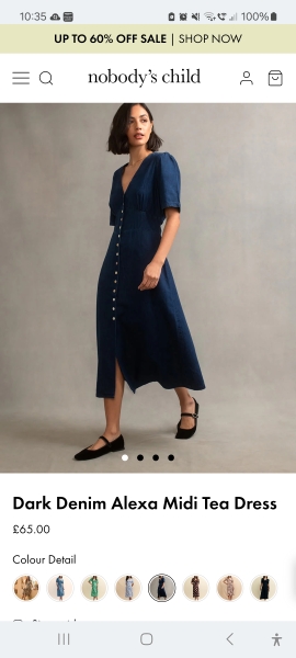 Denim dress for 53 year old?