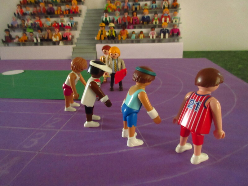 It's time for the Olympic Games for the Playmobil people in our house...